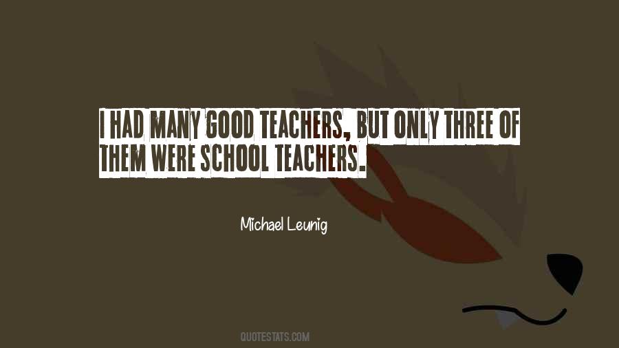 Quotes About Good Teachers #669001