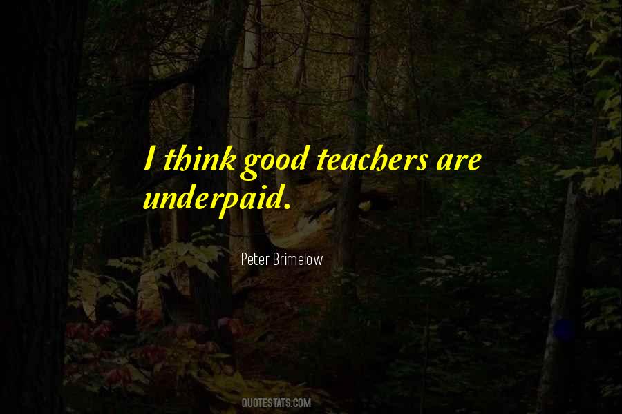 Quotes About Good Teachers #673762