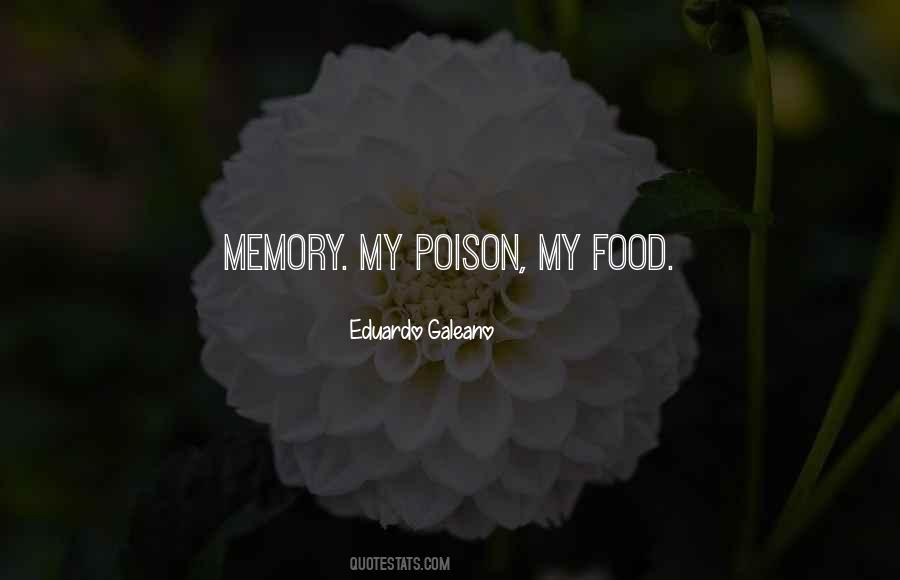 Quotes About Memories And Food #1774310