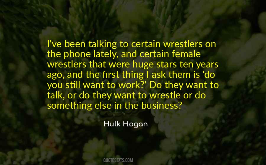 Quotes About Wrestlers #535204