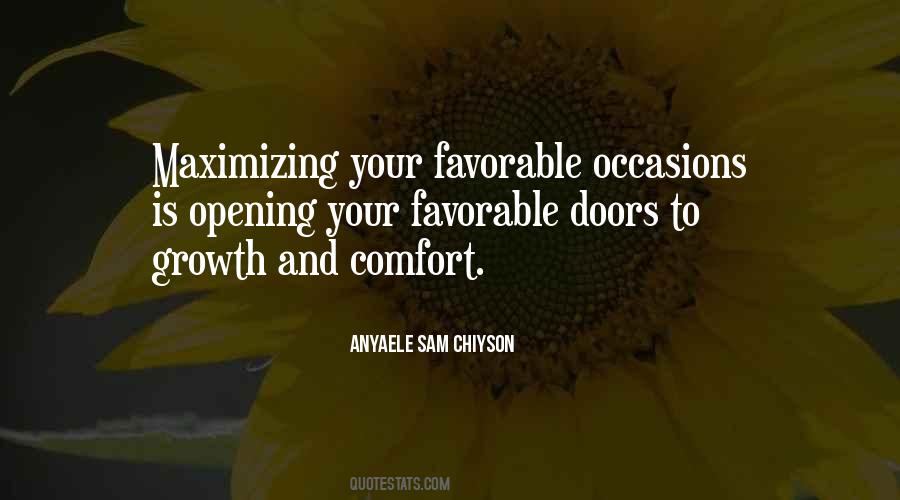 Quotes About Opening Doors #1022520