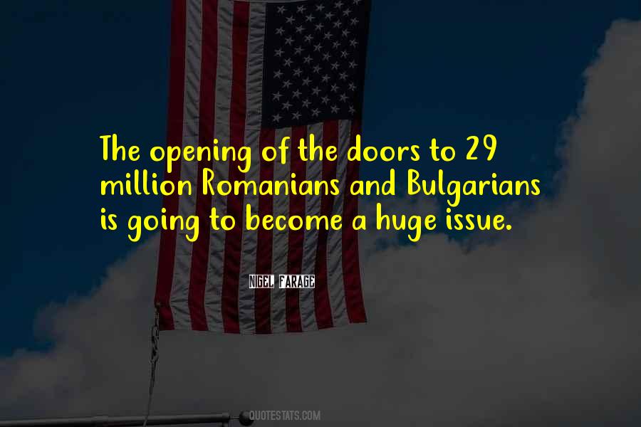 Quotes About Opening Doors #1065943