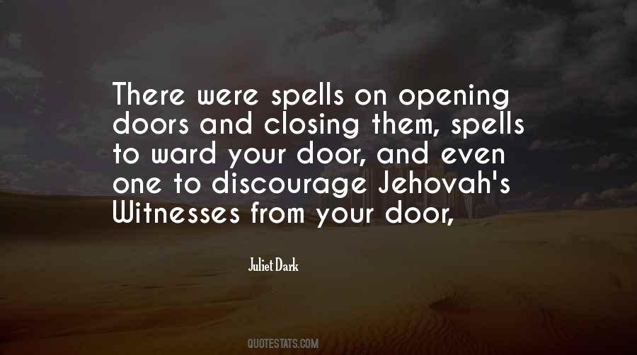 Quotes About Opening Doors #1190342