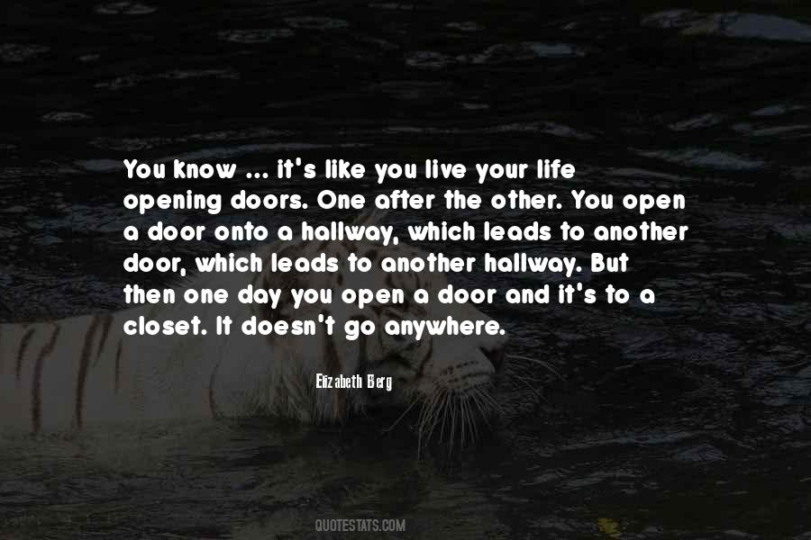 Quotes About Opening Doors #1290458