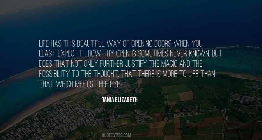 Quotes About Opening Doors #1541170