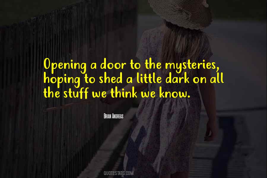 Quotes About Opening Doors #212175