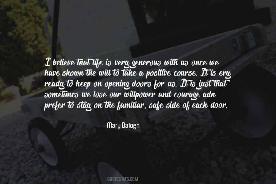 Quotes About Opening Doors #702582