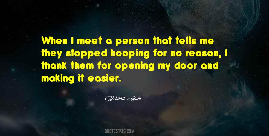 Quotes About Opening Doors #823577