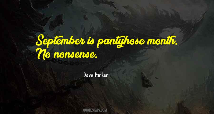 Quotes About Month Of September #1224353