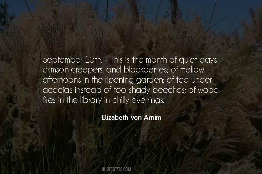 Quotes About Month Of September #1441002