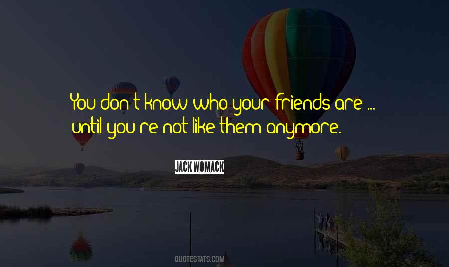 Quotes About Who Your Friends Are #1590510