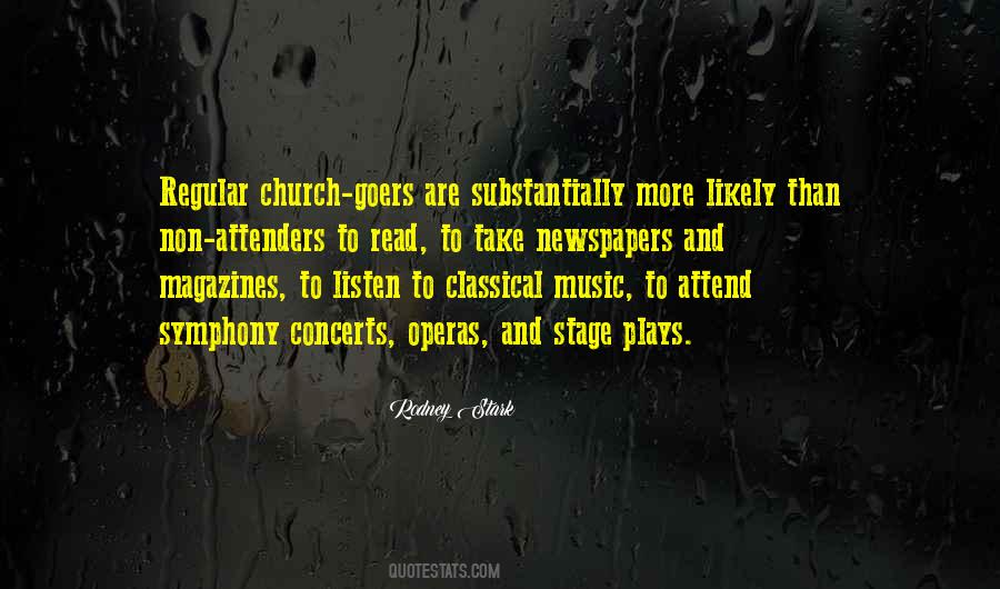 Quotes About Church Goers #628049