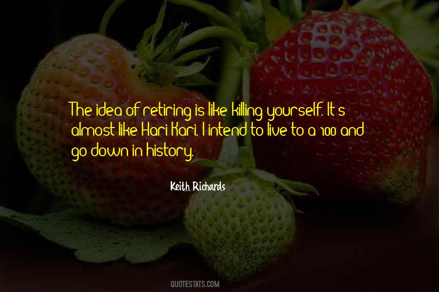 Killing Yourself Quotes #1614004