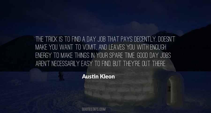 Day Jobs Quotes #1669872
