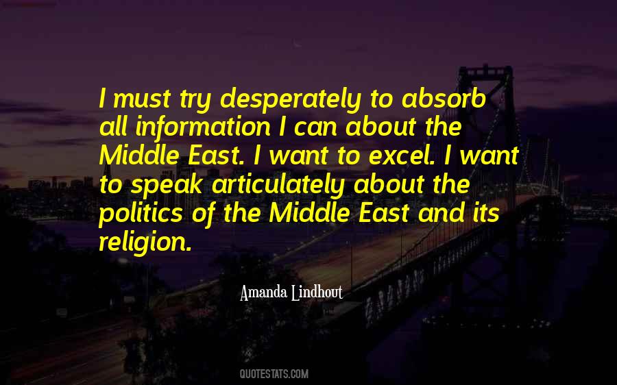 Quotes About The Middle East #1016393