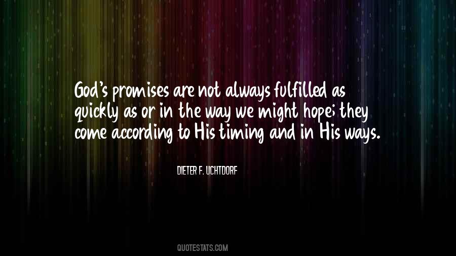 Quotes About God's Promises #749931