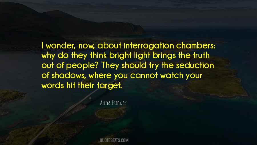 Quotes About Interrogation #1752707