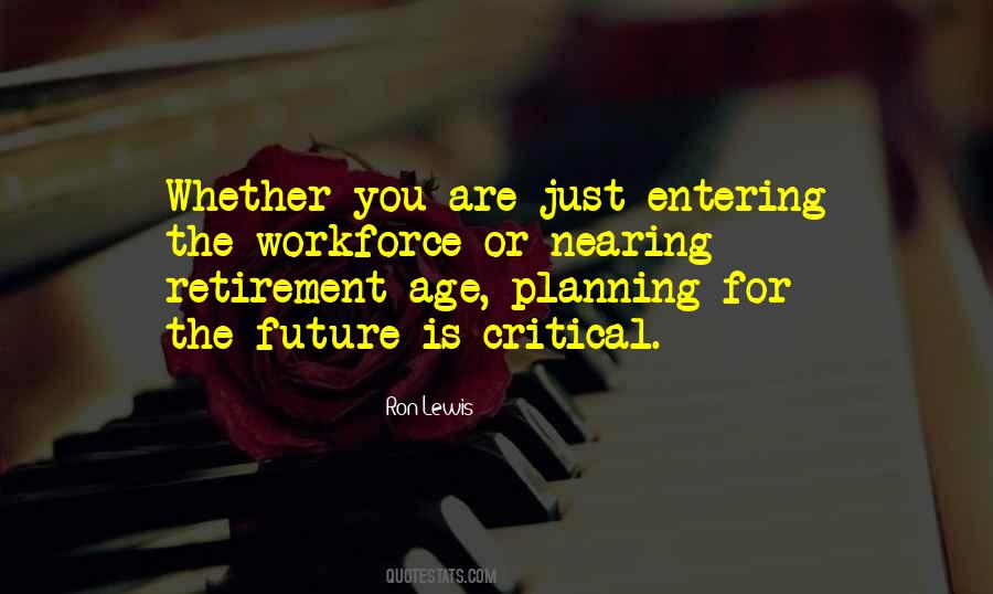 Quotes About Not Planning For The Future #297607