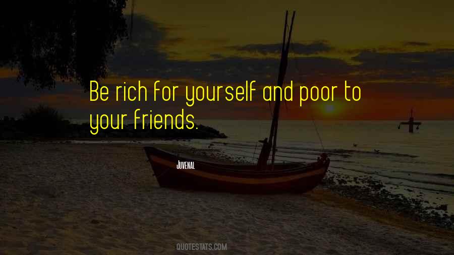 Quotes About Rich Friends #1167289