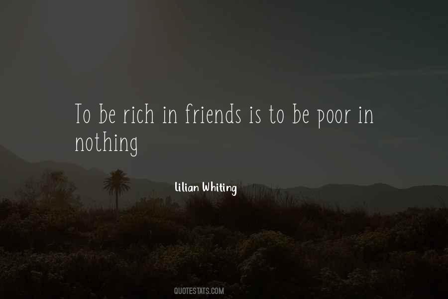 Quotes About Rich Friends #595398