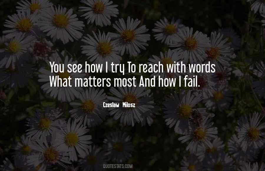 Quotes About Words Matter #271159