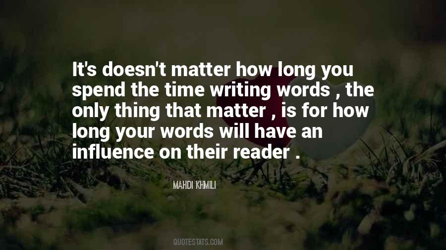 Quotes About Words Matter #487081