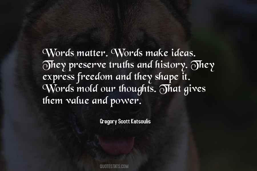 Quotes About Words Matter #655537