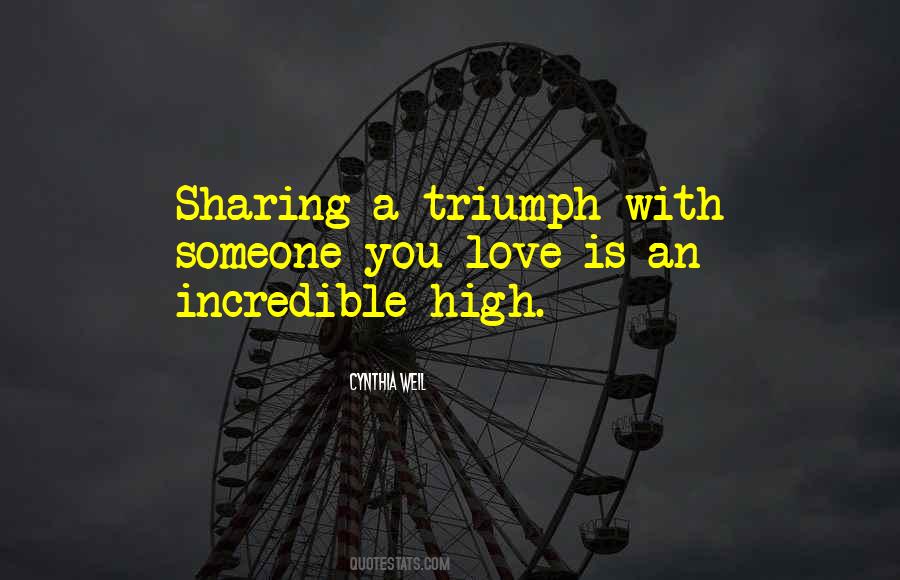 Love Triumph Quotes #851398