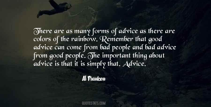 Quotes About Good Advice #1398047