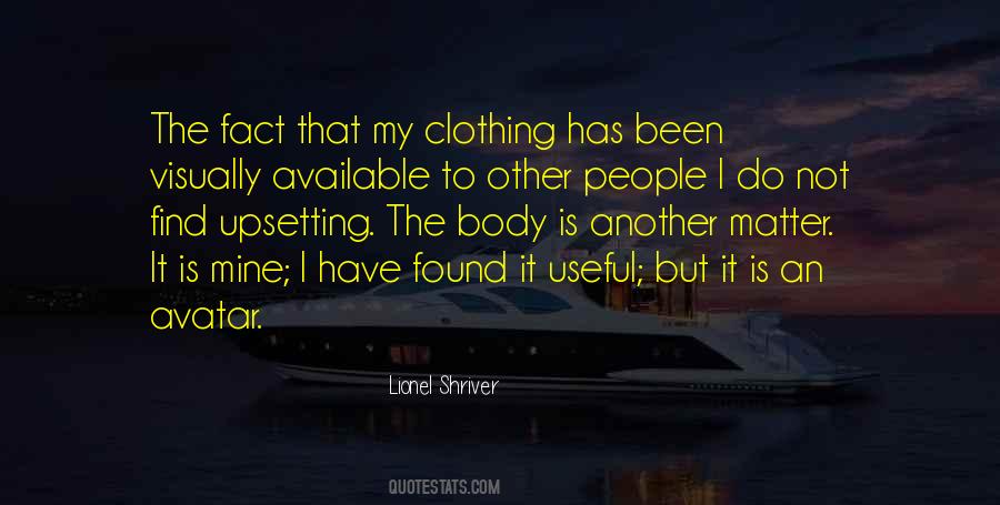 Found Clothing Quotes #1741637