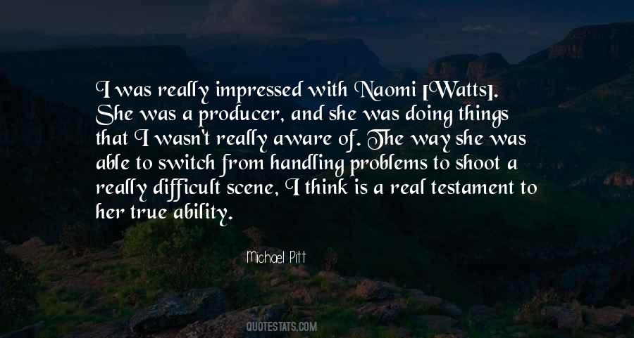 Quotes About Handling Problems #818628