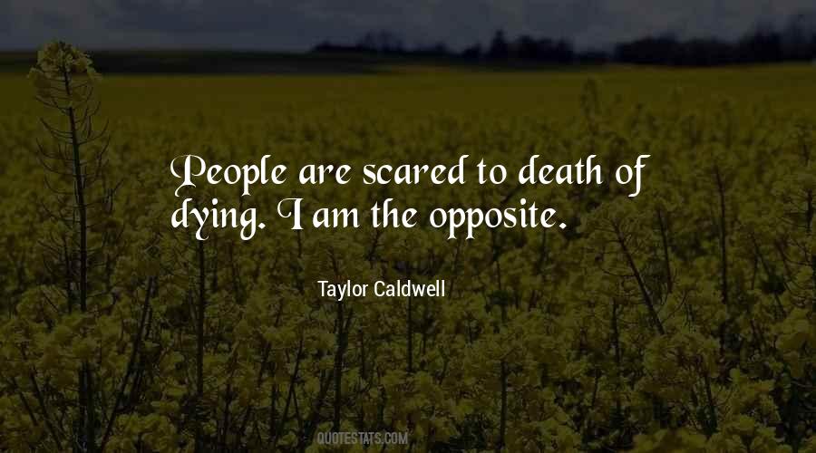 Scared To Death Quotes #353881