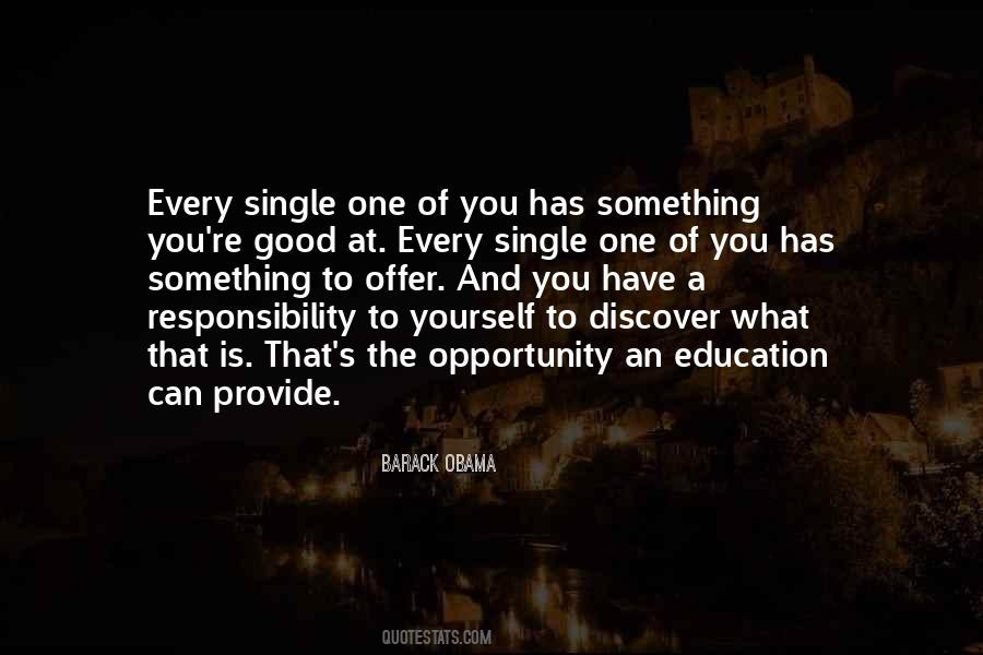 Quotes About Responsibility To Yourself #1035472