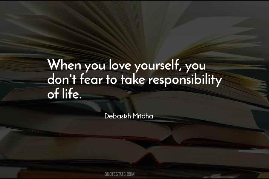 Quotes About Responsibility To Yourself #1344768