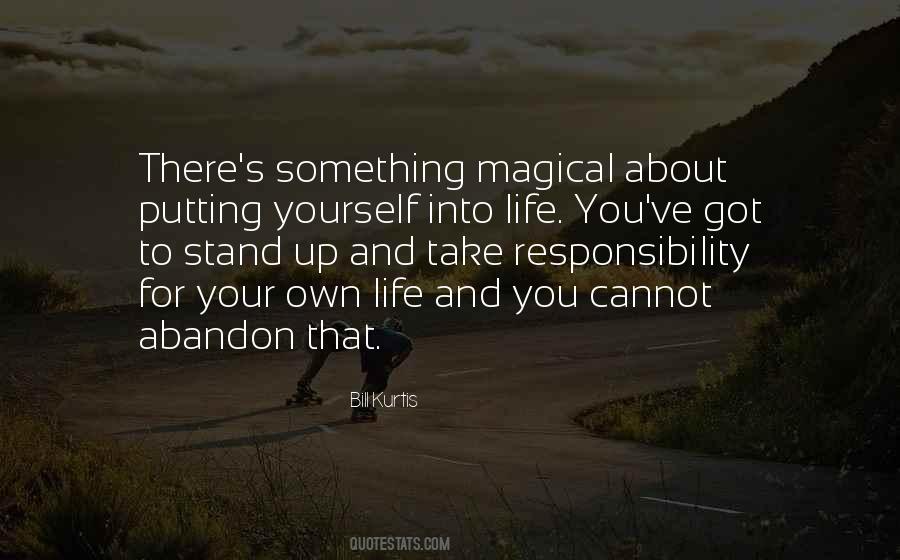 Quotes About Responsibility To Yourself #1636256