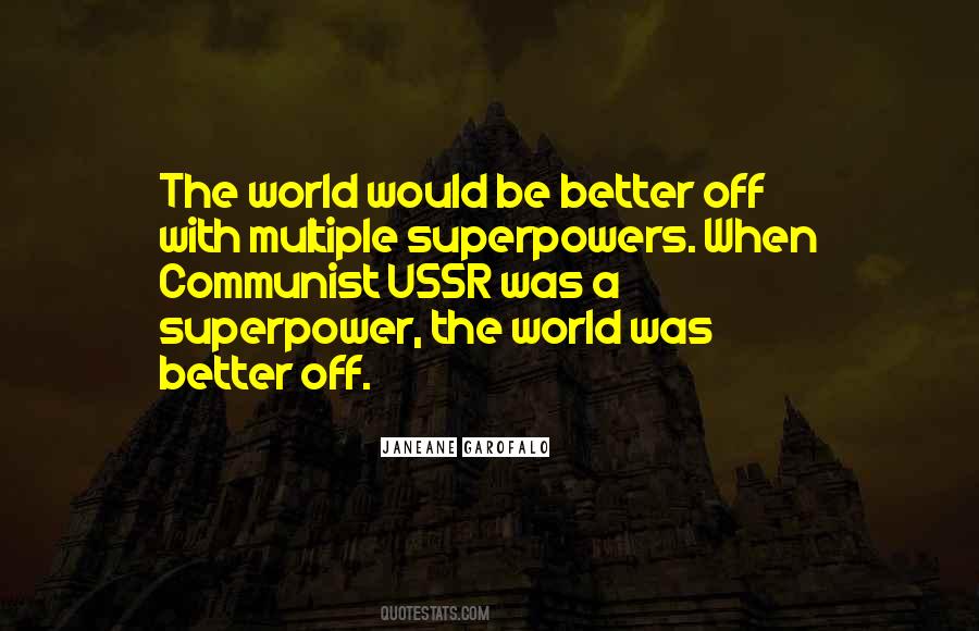 Quotes About Superpowers #1533797
