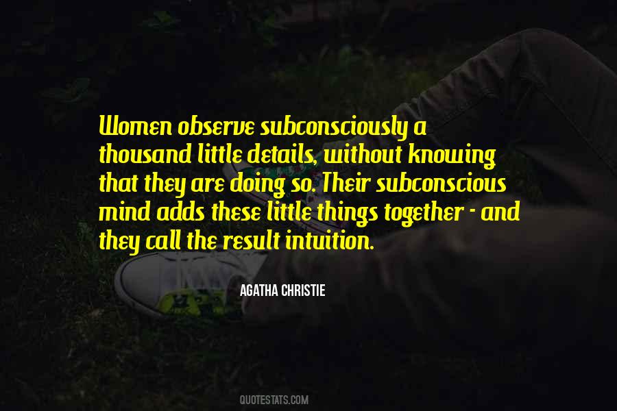 Women Intuition Quotes #1160071