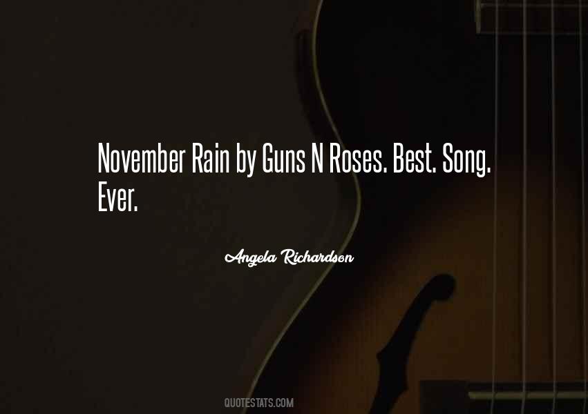 Quotes About November Rain #258008