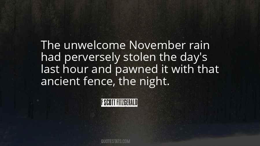 Quotes About November Rain #55860