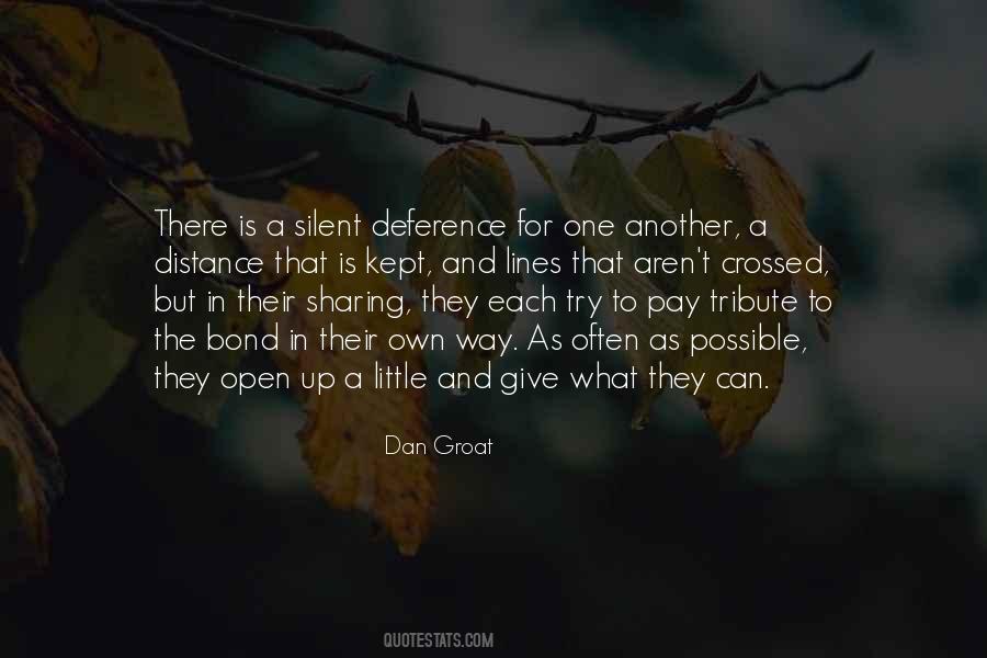 Quotes About Deference #817911