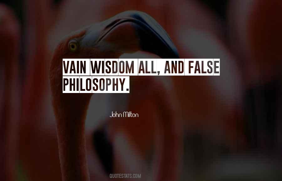 False Wisdom Quotes #194757