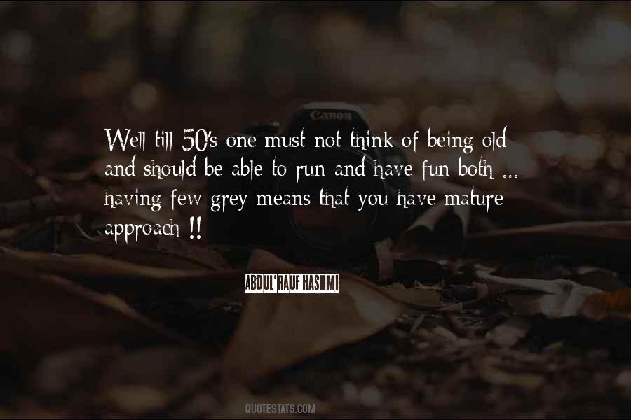 Quotes About Mature Love #1176575