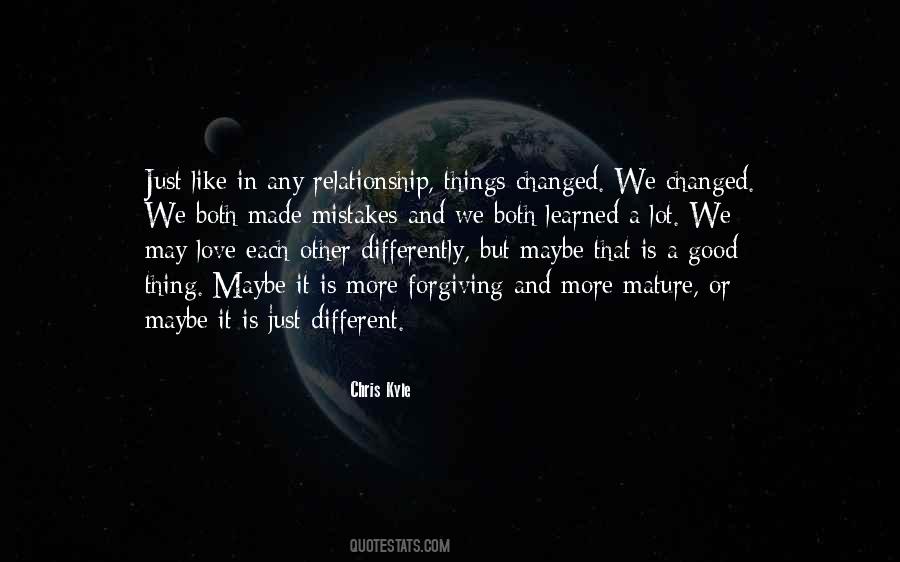 Quotes About Mature Love #1188639