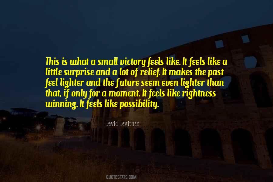 Small Victory Quotes #1217278