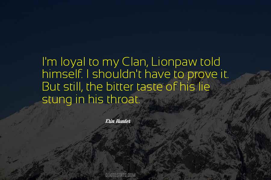 Quotes About Clan #508774