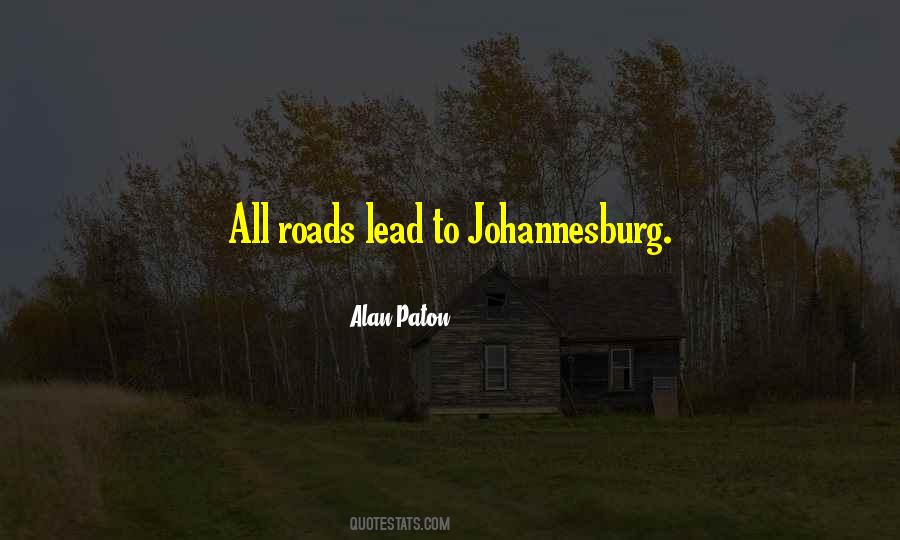 Quotes About Johannesburg #1760507