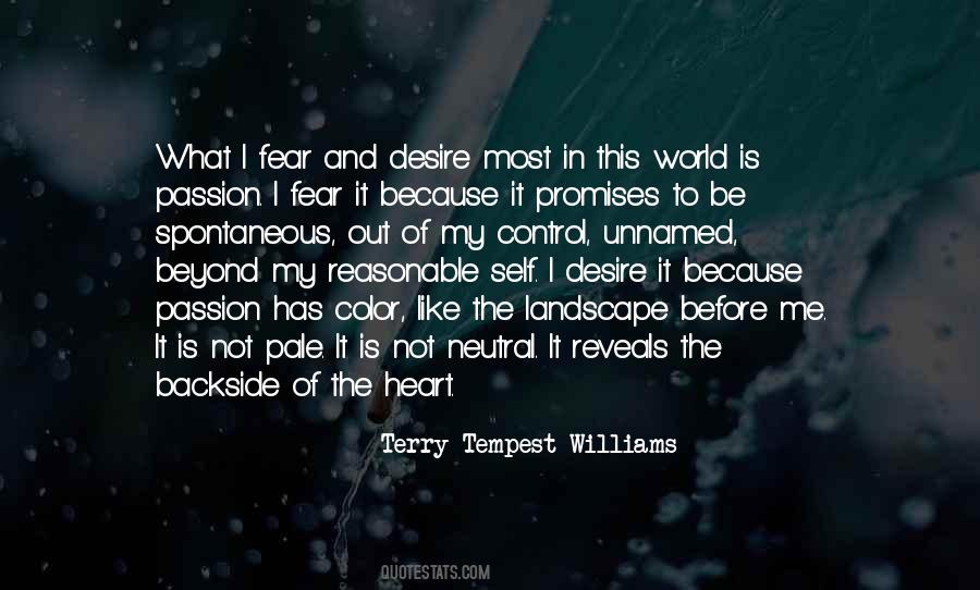 Quotes About Desire And Fear #371510