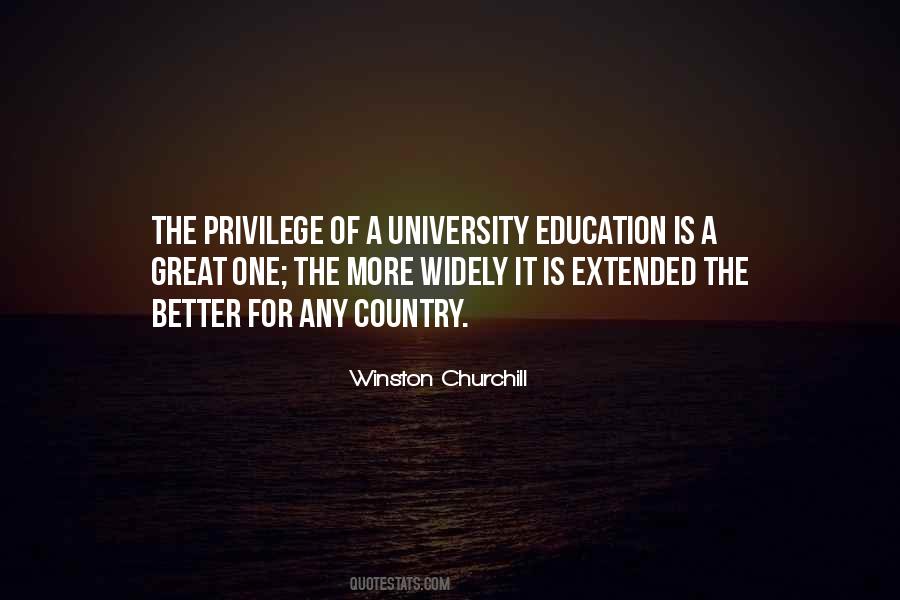 Quotes About University Education #444632