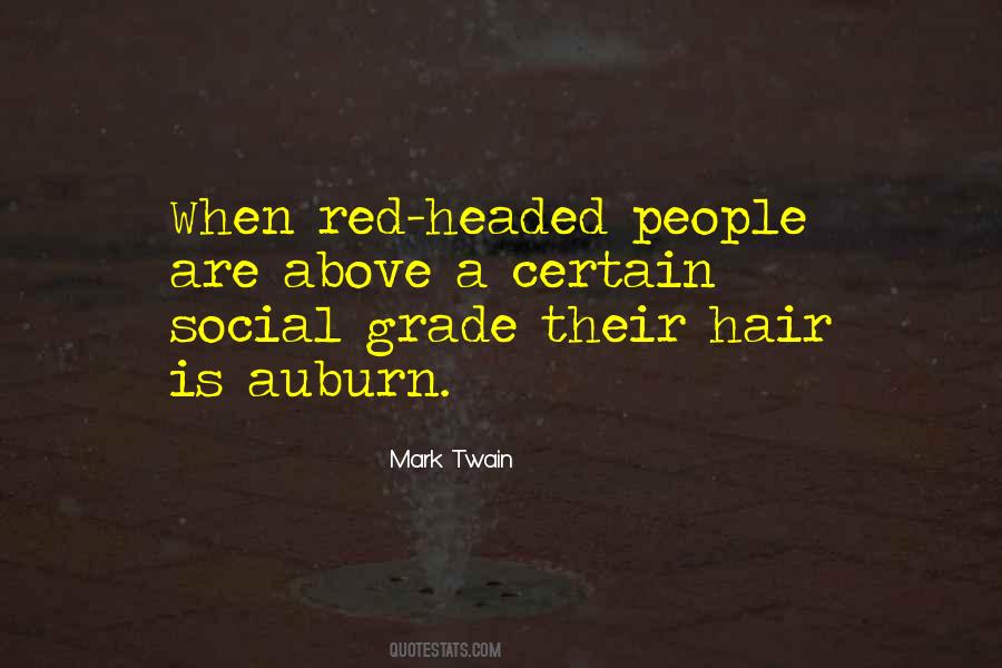 Quotes About Auburn Hair #1743506