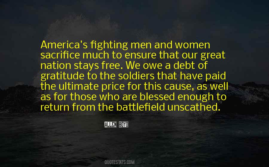 Quotes About Ultimate Sacrifice #63383